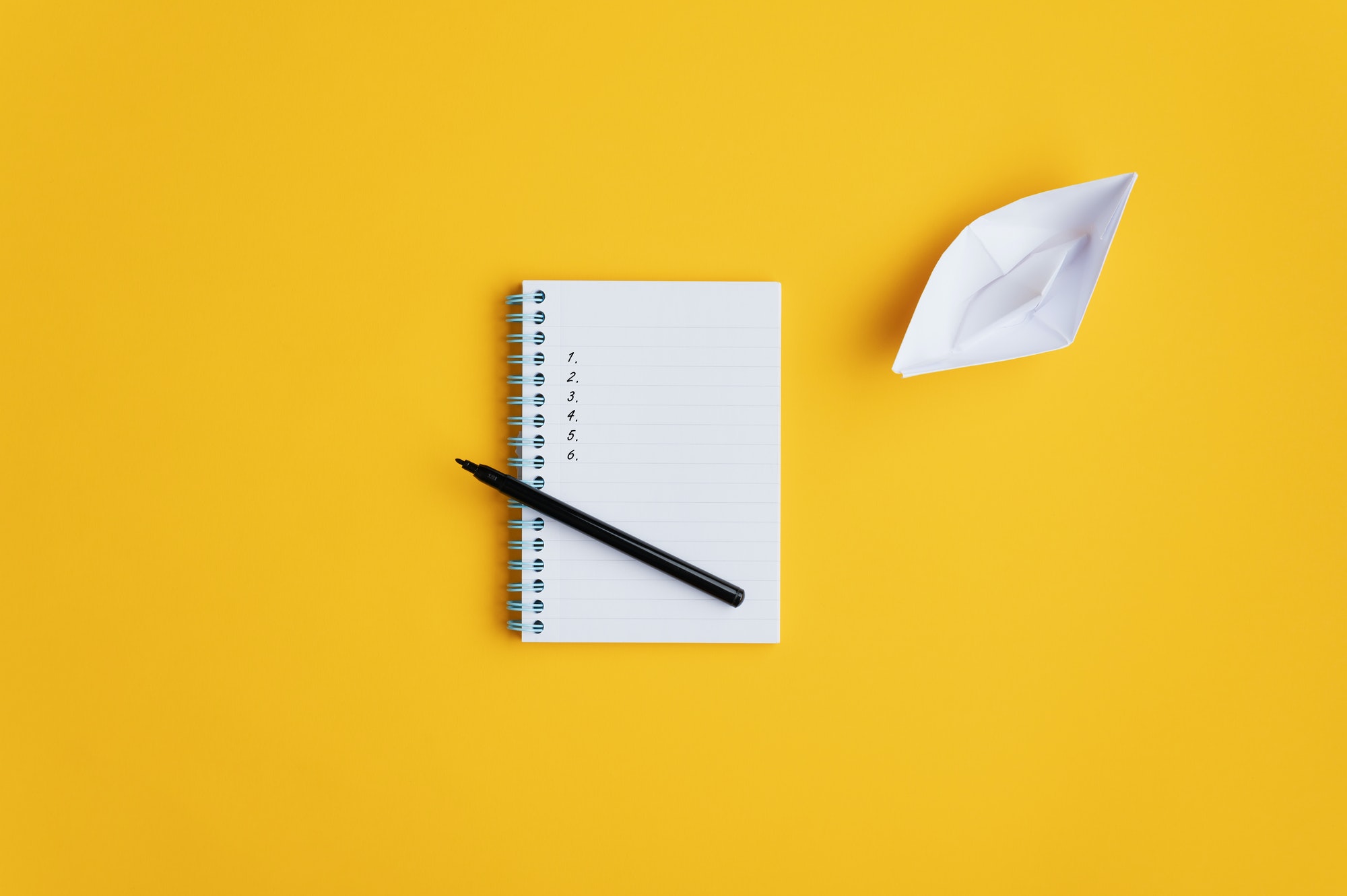 Conceptual image of vision and planning